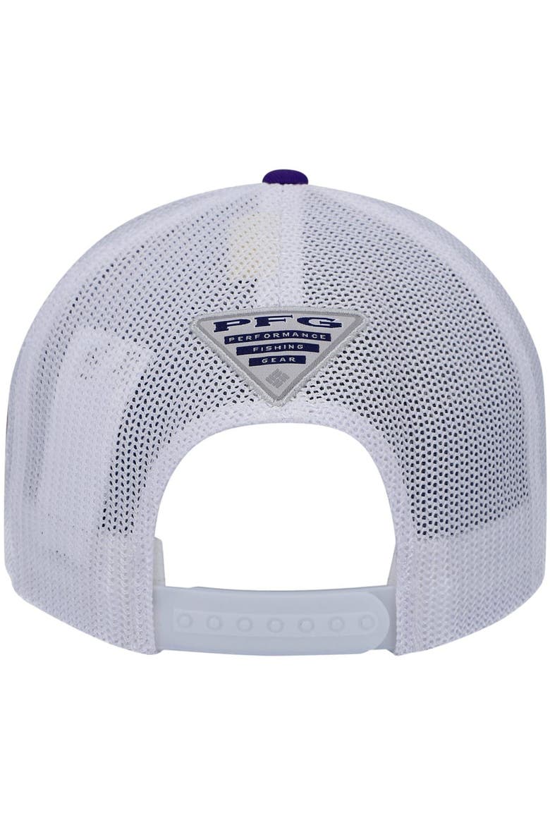 Men's Columbia Purple Clemson Tigers PFG Snapback Adjustable Hat, Alternate, color, Purple