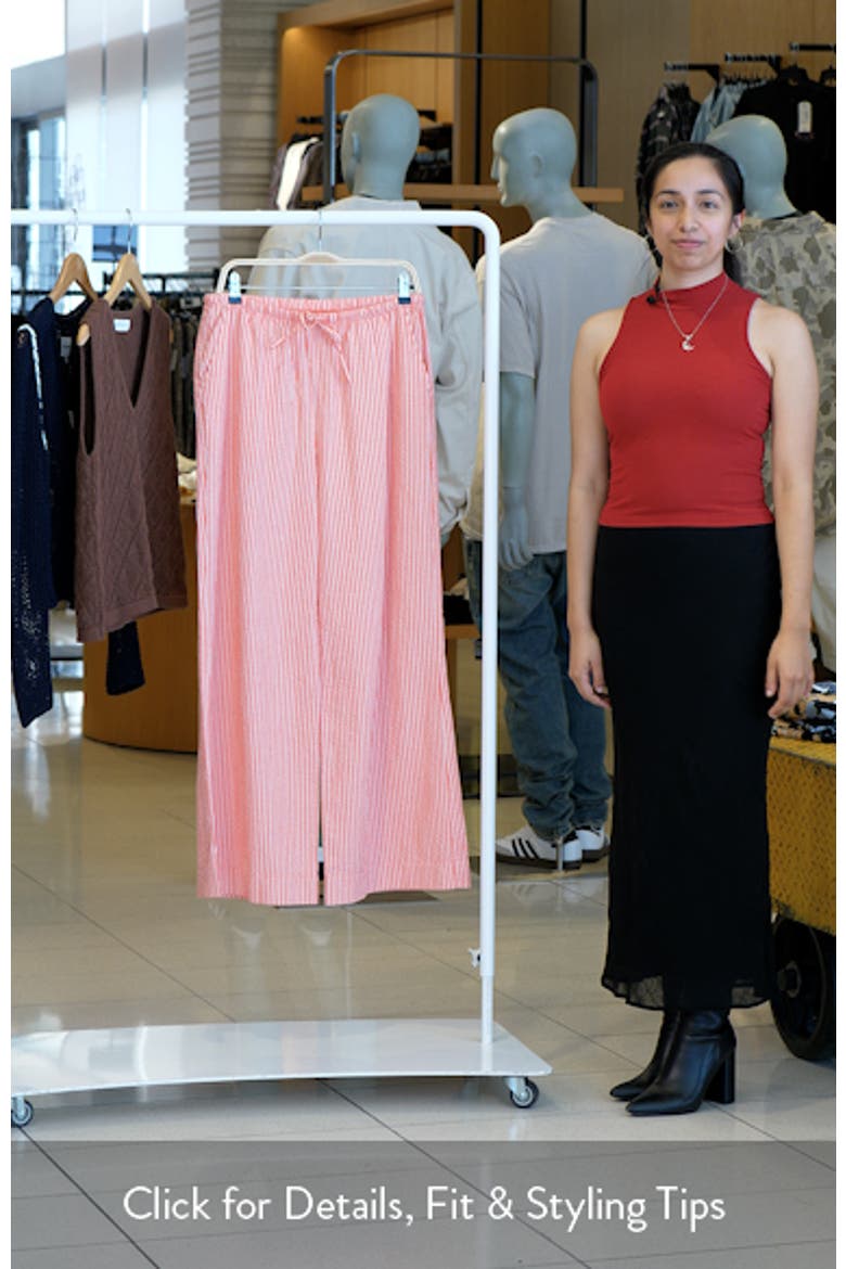 Seersucker Wide Leg Pants video