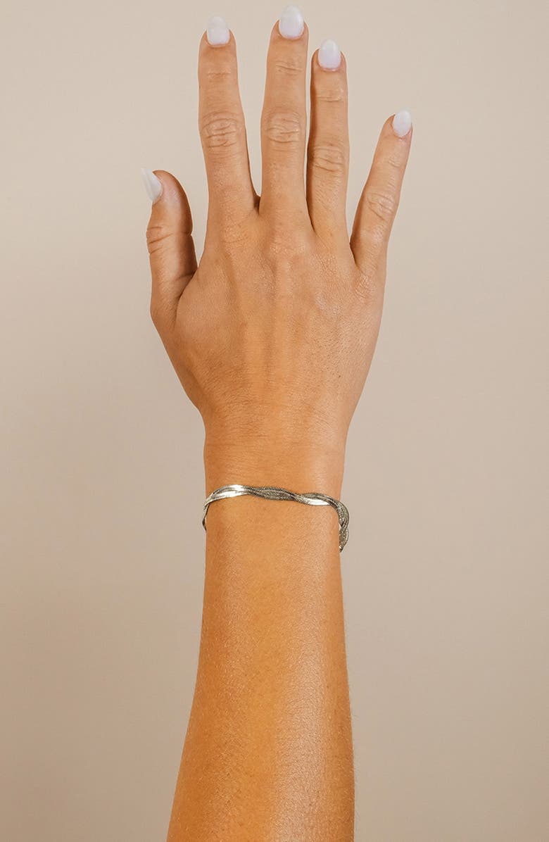 Sterling Forever Oakley Chain Bracelet, Alternate, color, 