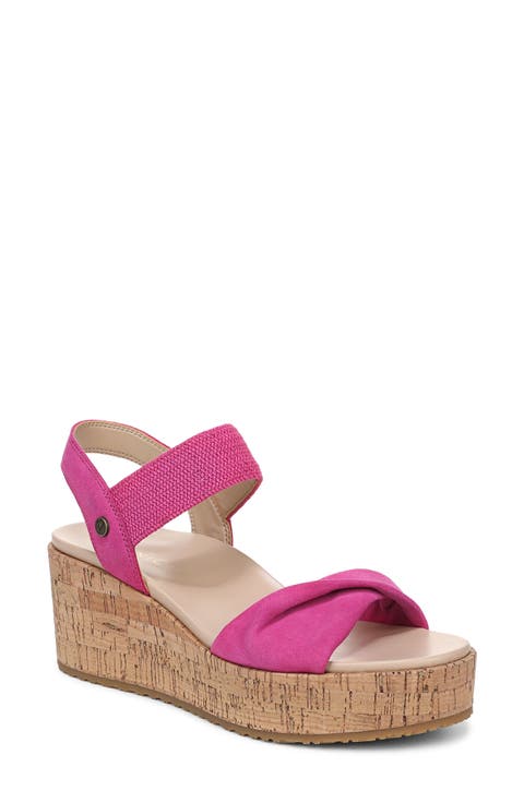 Darla Espadrille Platform Slide Sandal (Women)