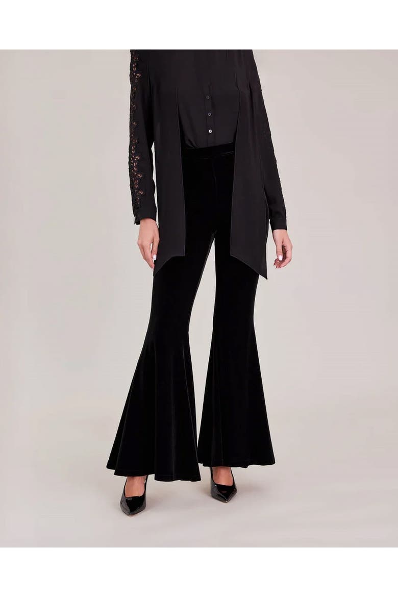 Vic Velvet Pants, Alternate, color, Black