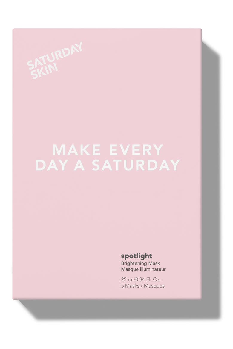 Spotlight Set of 5 Brightening Masks, Alternate, color, NO COLOR