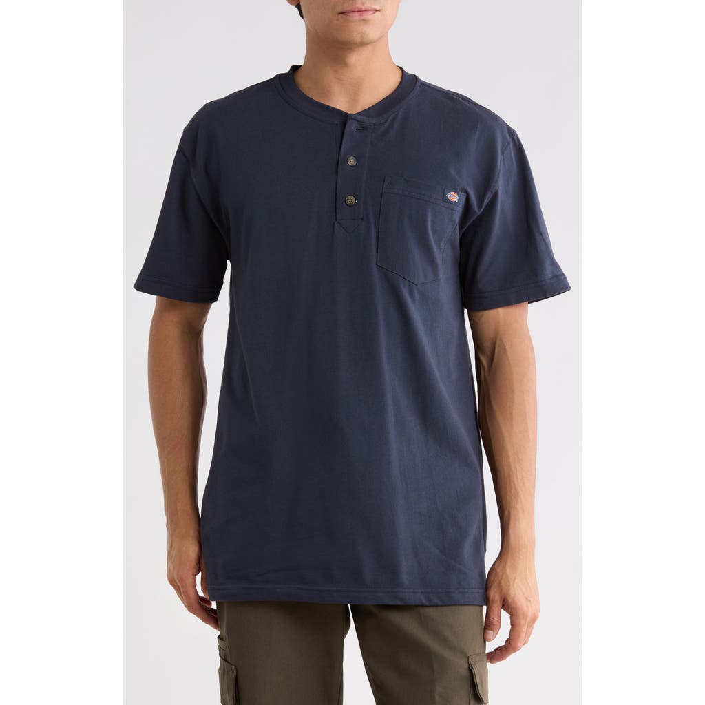 Dickies Heavyweight Cotton Henley in Dark Navy at Nordstrom Rack, Size Xxx-Large