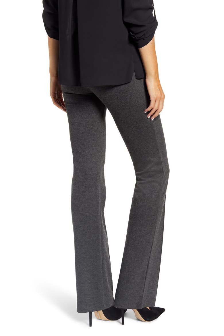 'Lyssentials Elysse Ponte Pants, Alternate, color, CHARCOAL