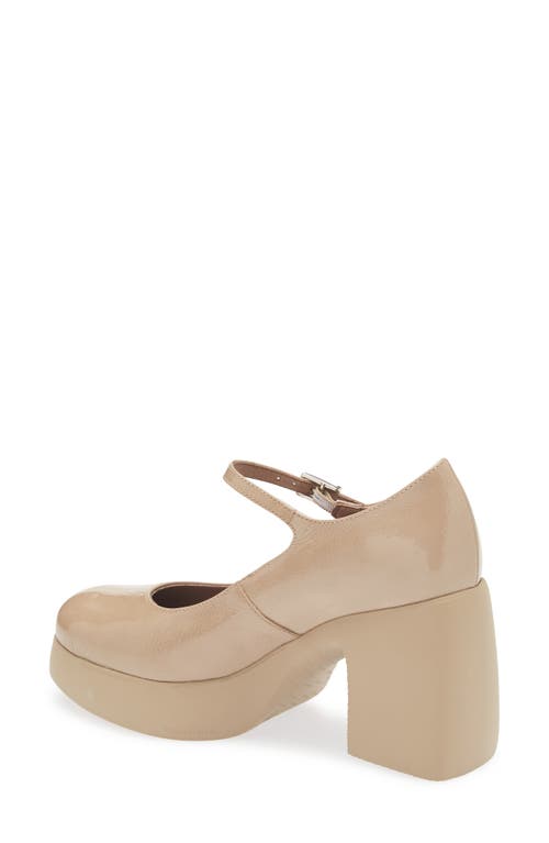 Wonders Mary Jane Platform Pump In Neutral