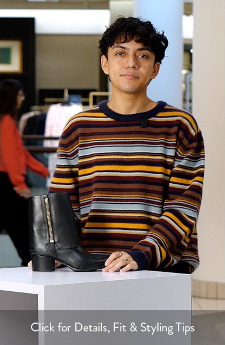 Leeza Block Heel Bootie, sales video thumbnail