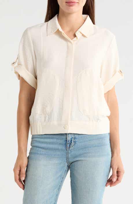 Short Sleeve Roll Tab Jacket