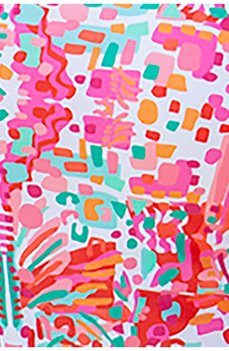 HELEN JON Tassel Belt Bandeau One-Piece, Alternate, color, Jungle De Rio