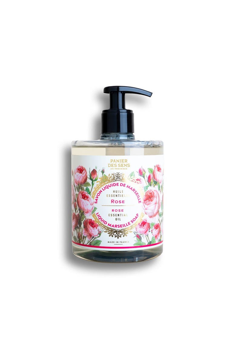 Rose Liquid Marseille Soap, Main, color, Blue