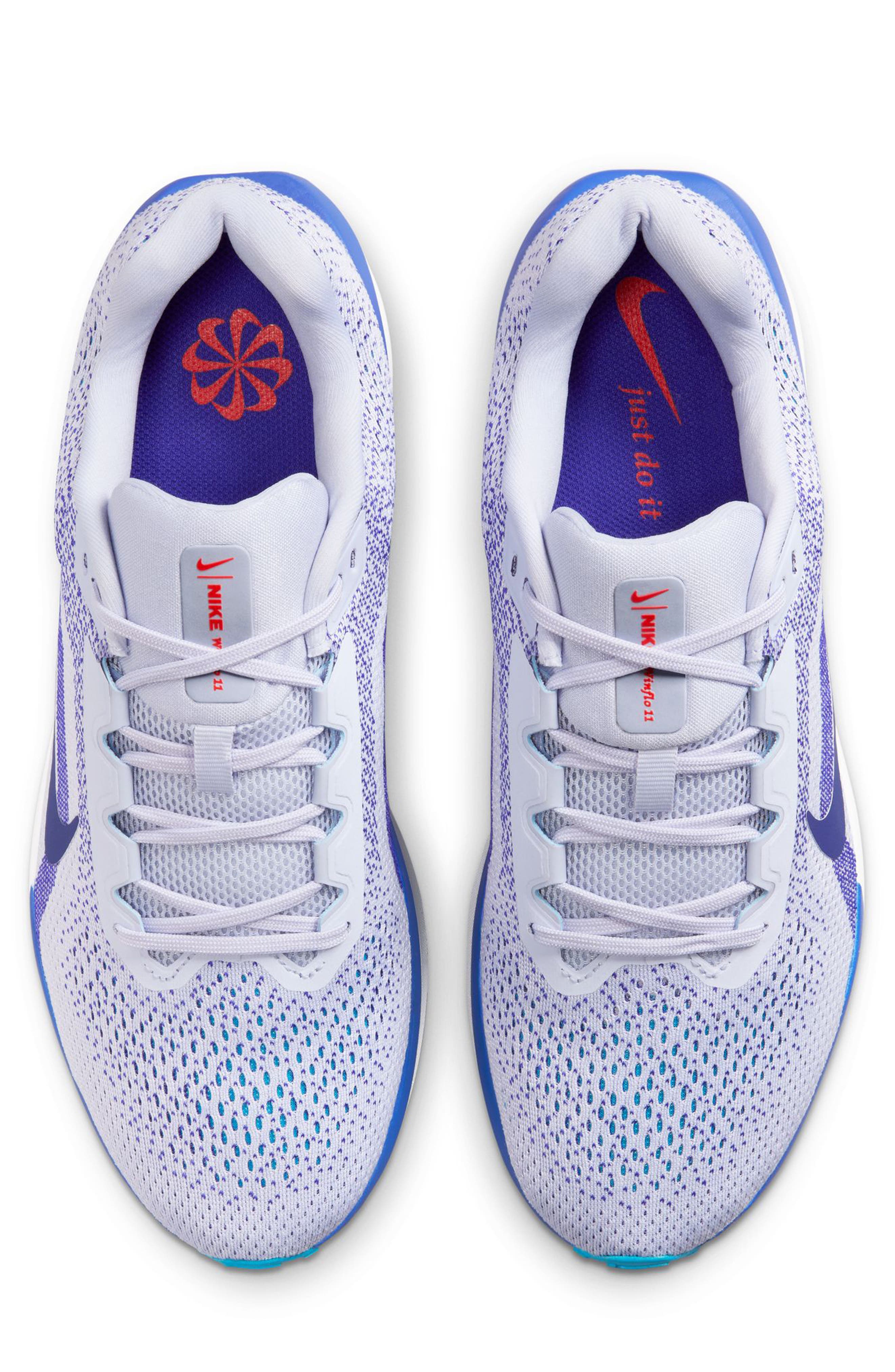 Nike Air Winflo 11 Running Shoe, Alternate, color, Blue Void/ Football Grey