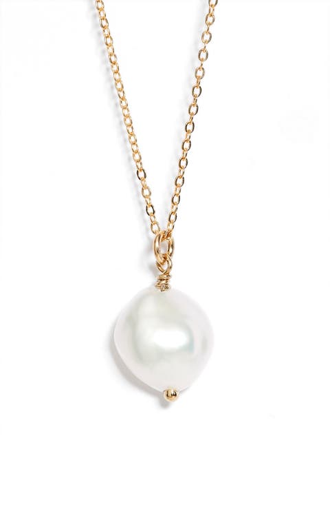 Adelle Keshi Pearl Pendant Necklace