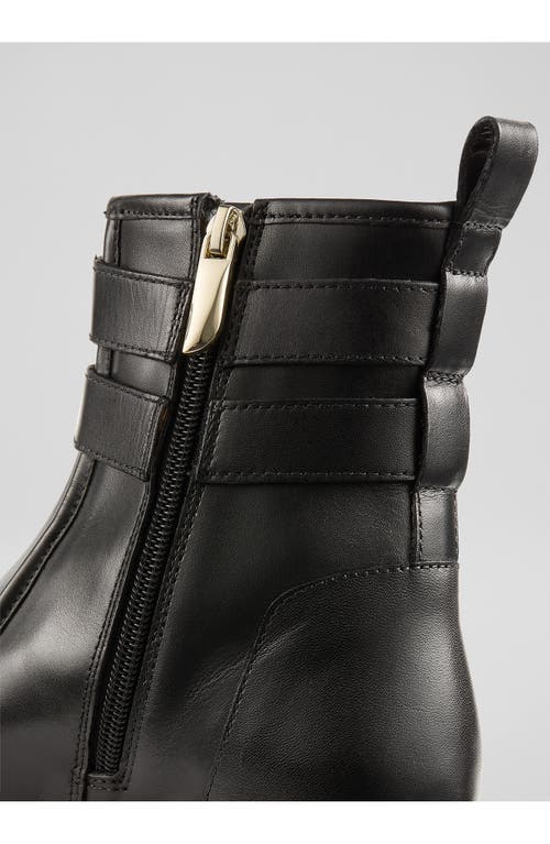 Lk Bennett Bennie Chunky Anke Bootie In Black
