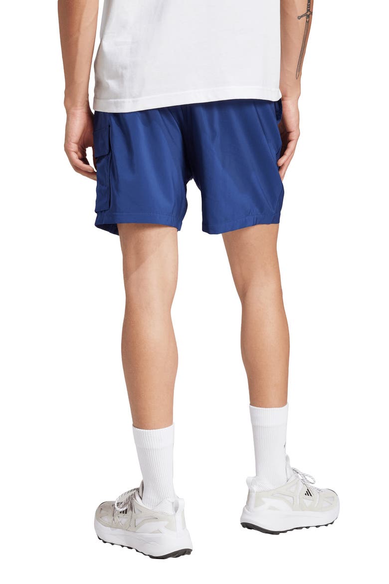 Chelsea Cargo Shorts, Alternate, color, DARK BLUE/ WHITE