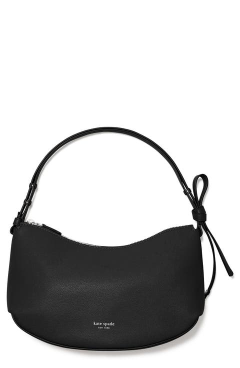 Loop Pebbled Leather Shoulder Bag