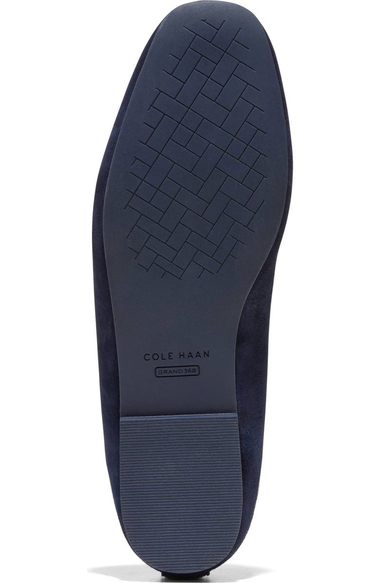Cole Haan Yara Ballet Flat, Alternate, color, Midnight Navy Suede