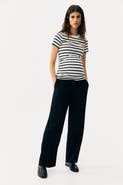 H&M Mama Linen-blend Dress Pants
