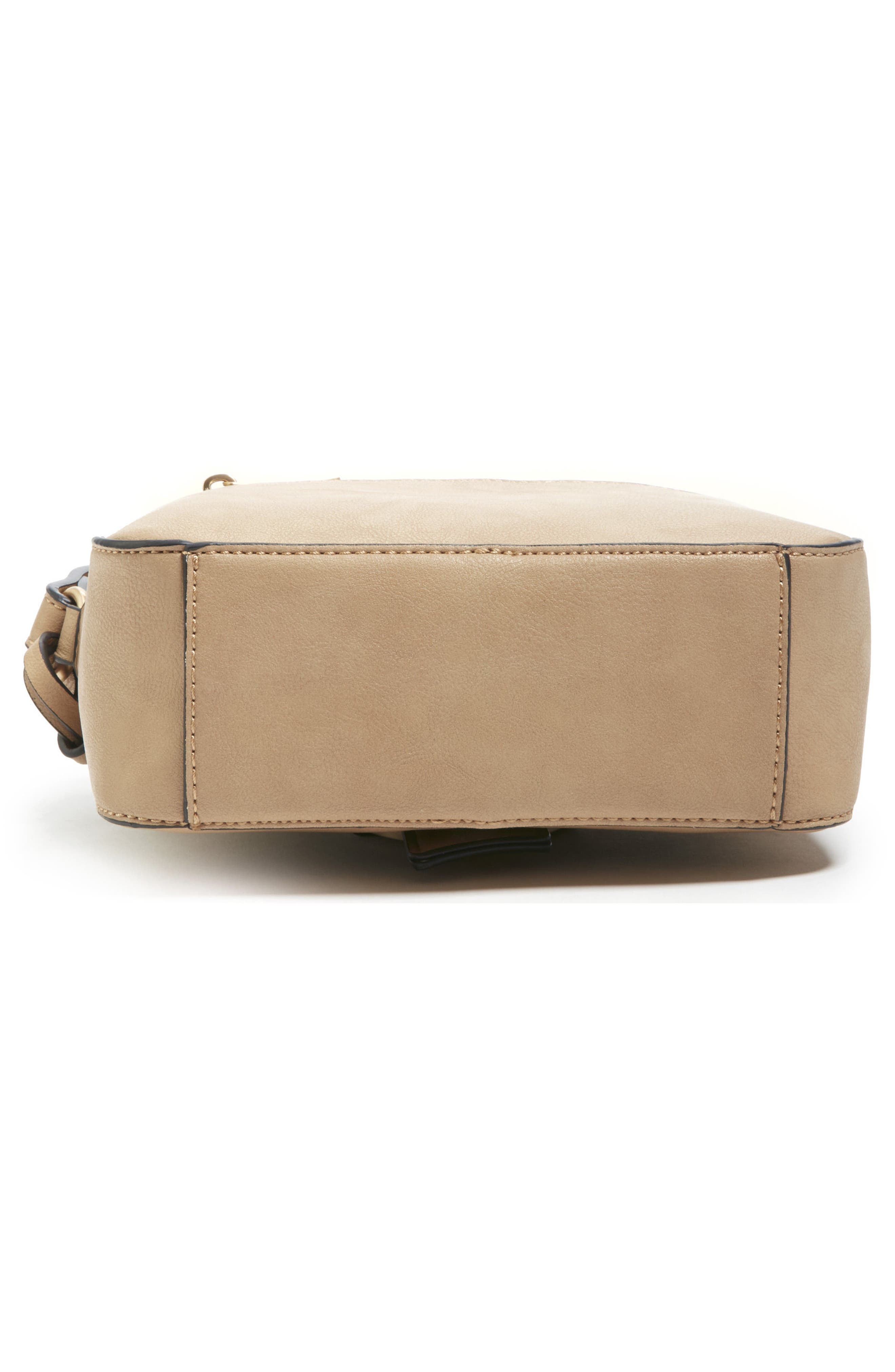 Sole Society Faux Leather Camera Crossbody Bag, Alternate, color, 