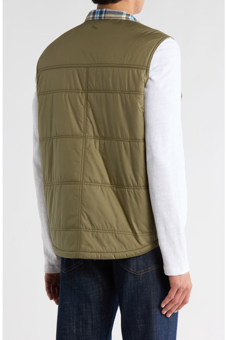 Oak Harbor Reversible Vest, Alternate, color, TEA LEAF
