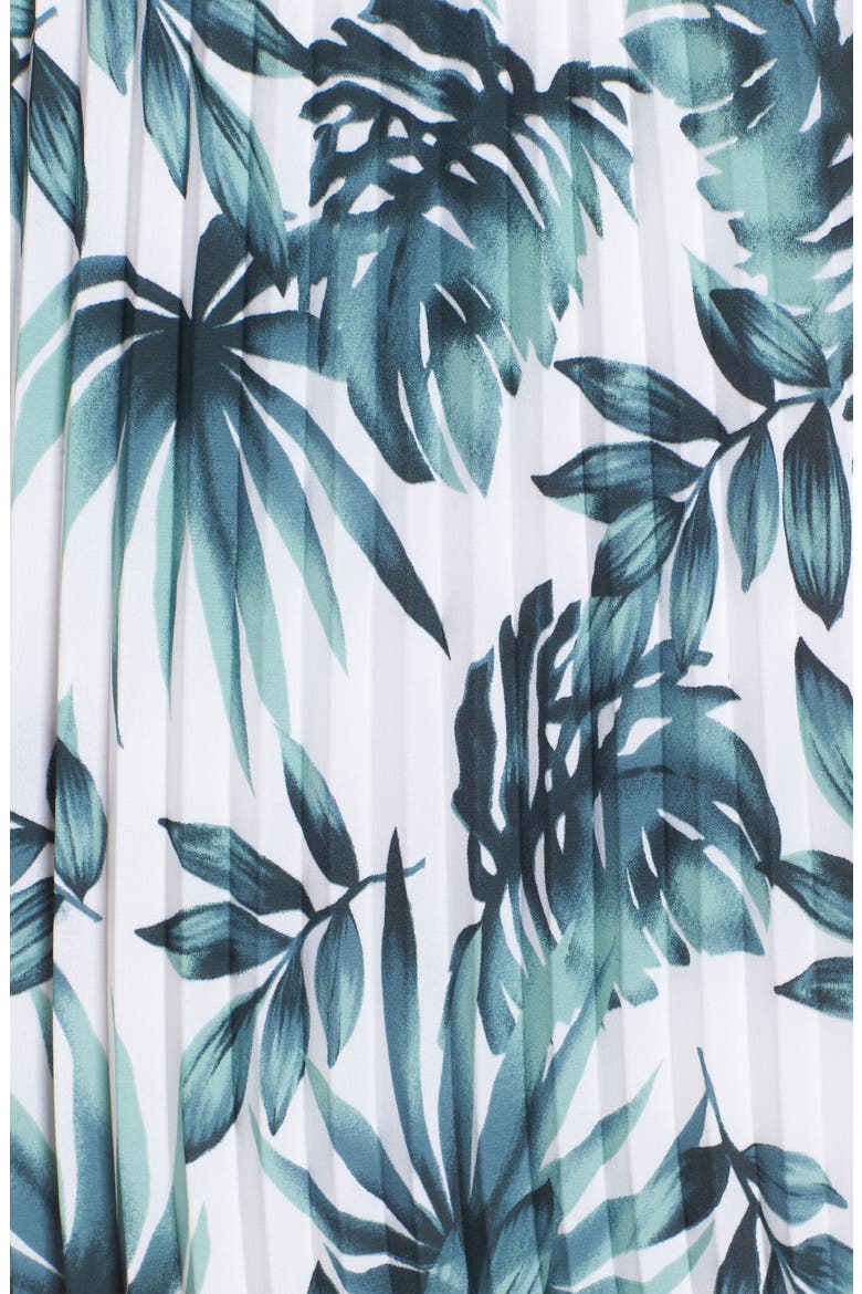 Gibson x International Women's Day Thamarr Pleated Skirt, Alternate, color, PALM PRINT