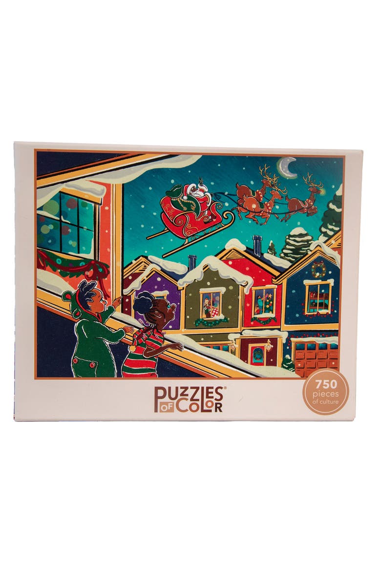 Puzzles of Color Twas the Night Before Christmas - 750 Piece Puzzle, Main, color, Multi