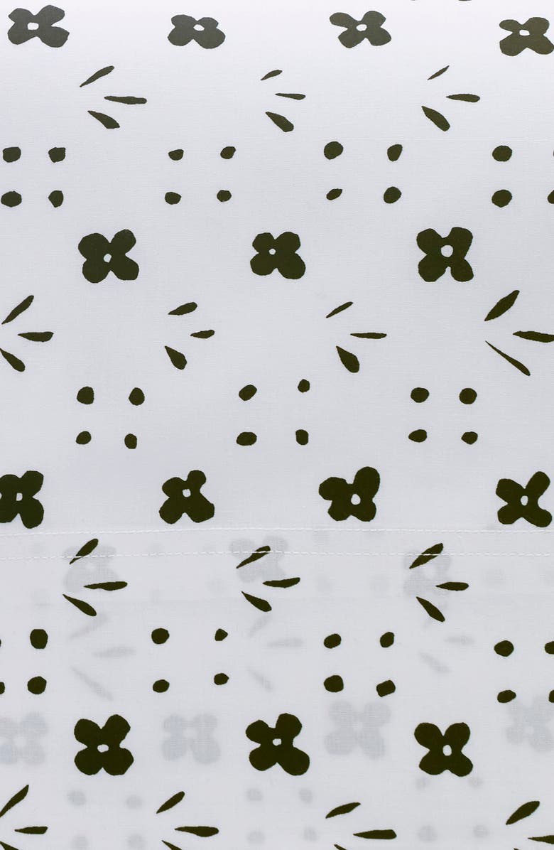 Marimekko Kukkaketo 200 Thread Count Cotton Sheet Set, Alternate, color,