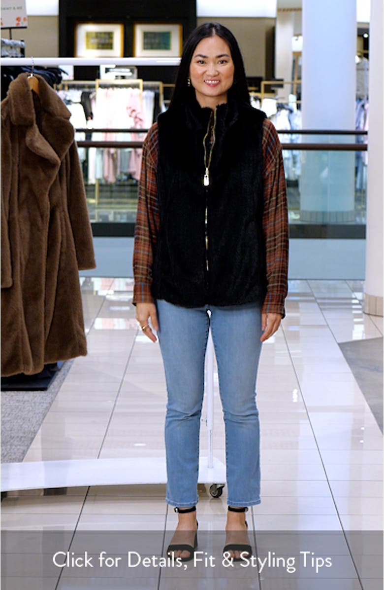 Reversible Faux Fur Vest, sales video thumbnail