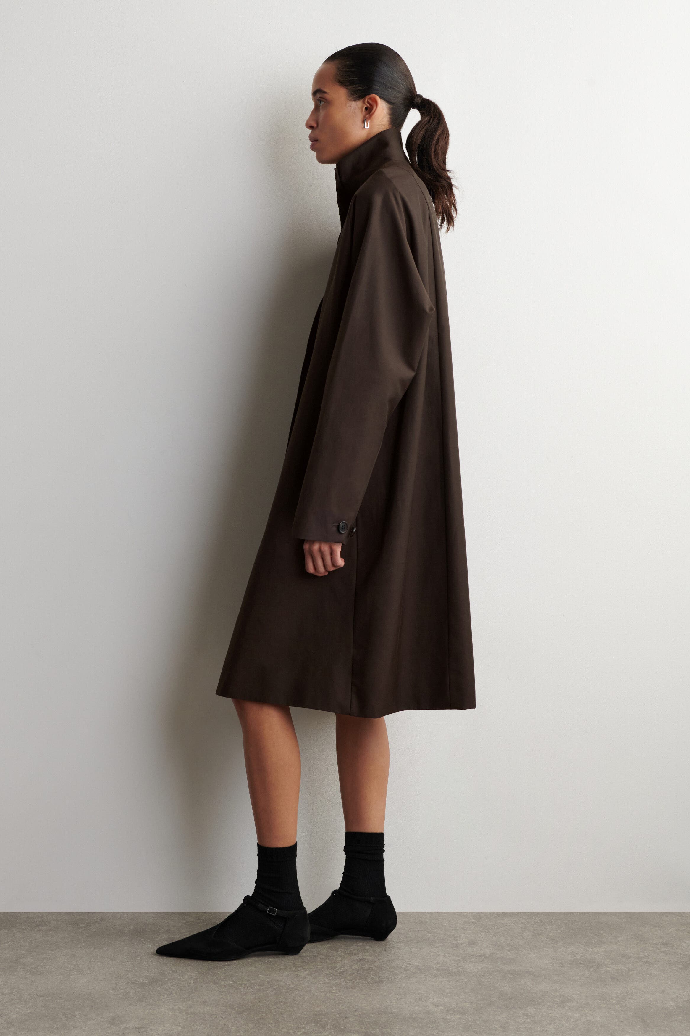 Oversized Mock-Neck Coat - image 2