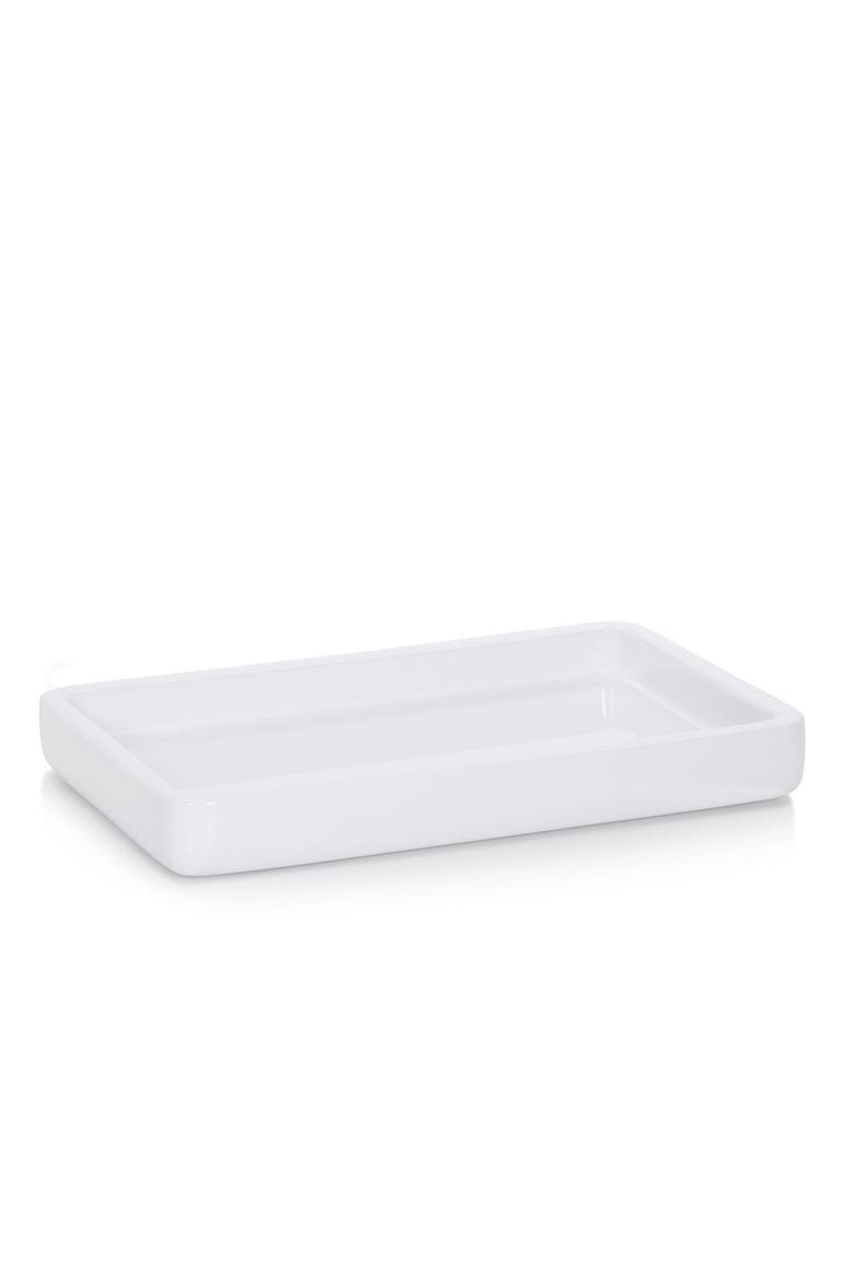 Domus White Gloss Tray, Main, color, WHITE