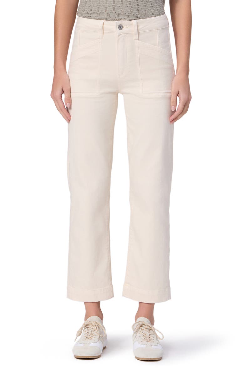 PAIGE Quincy Ankle Straight Leg Jeans, Main, color, Quartz Sand