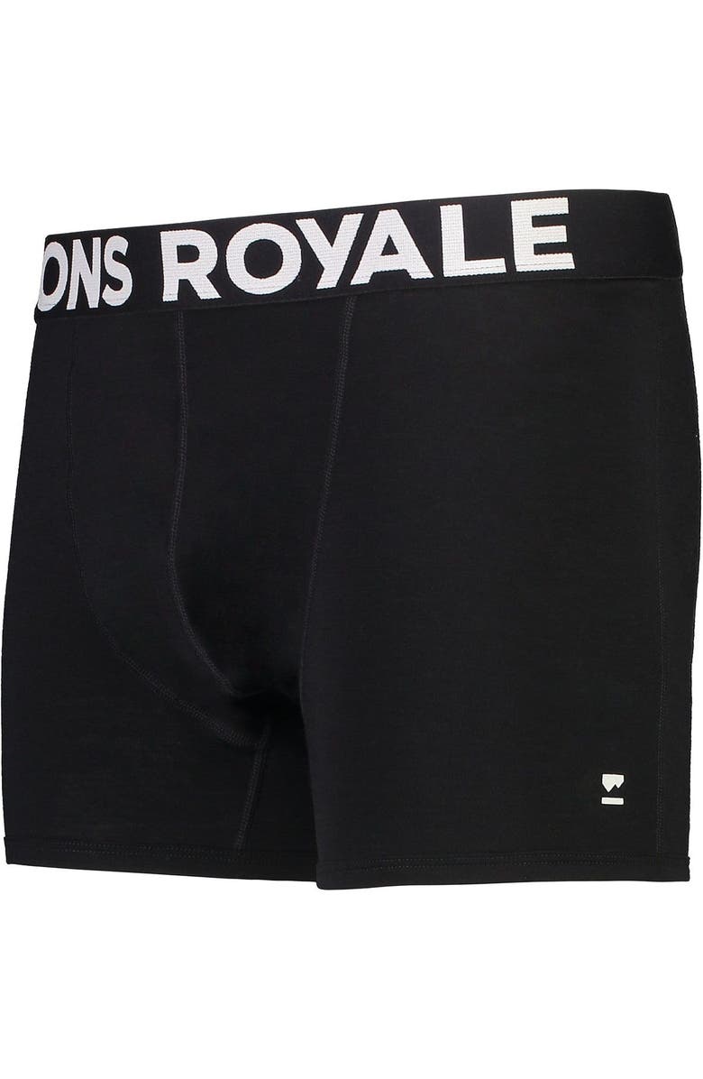 Mons Royale Hold 'Em Shorty Boxer - Men's, Alternate, color, Black Ii