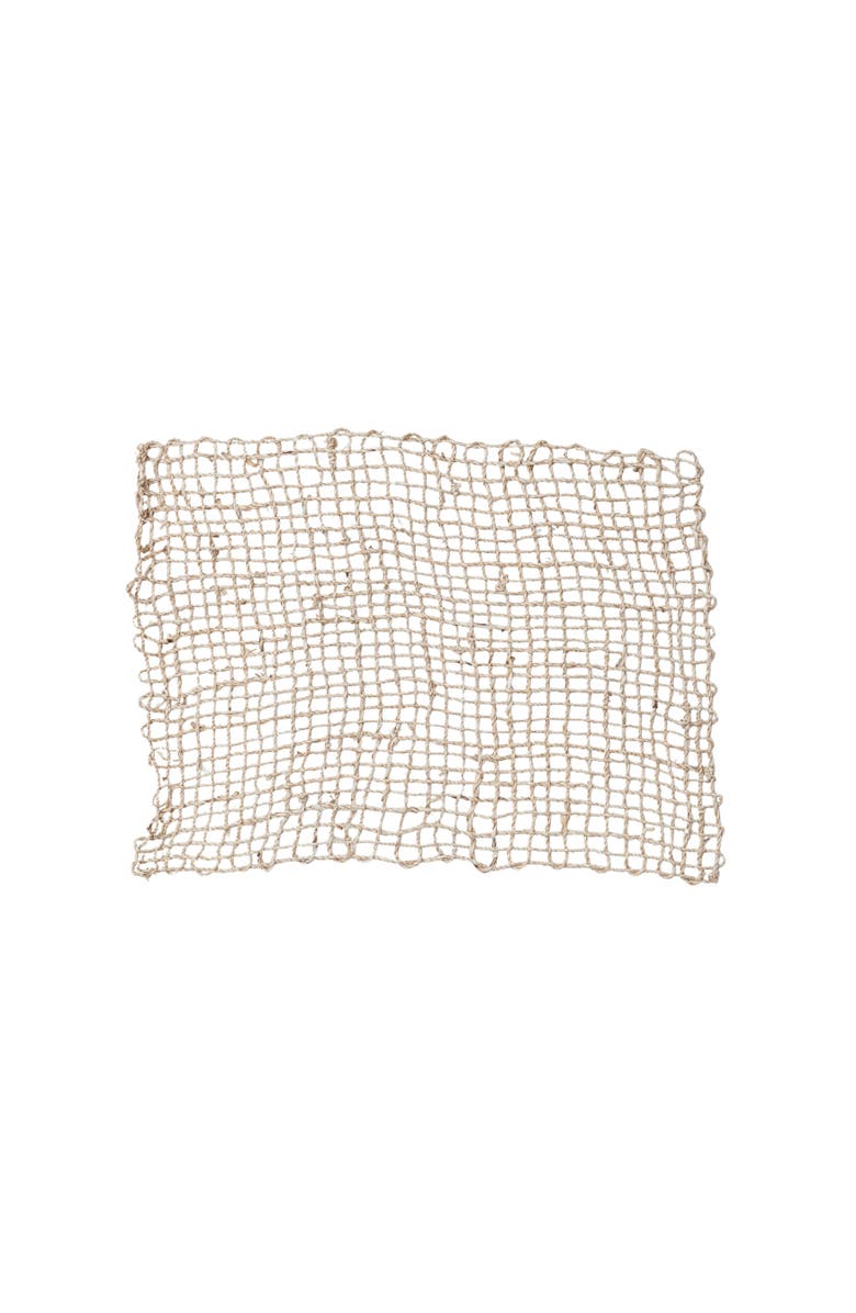 Storied Home Braided Banana Leaf Placemat, Natural, Main, color, Natural