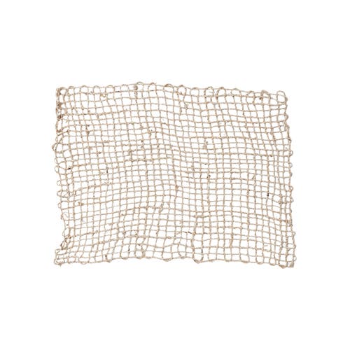 Storied Home Braided Banana Leaf Placemat, Natural In Brown