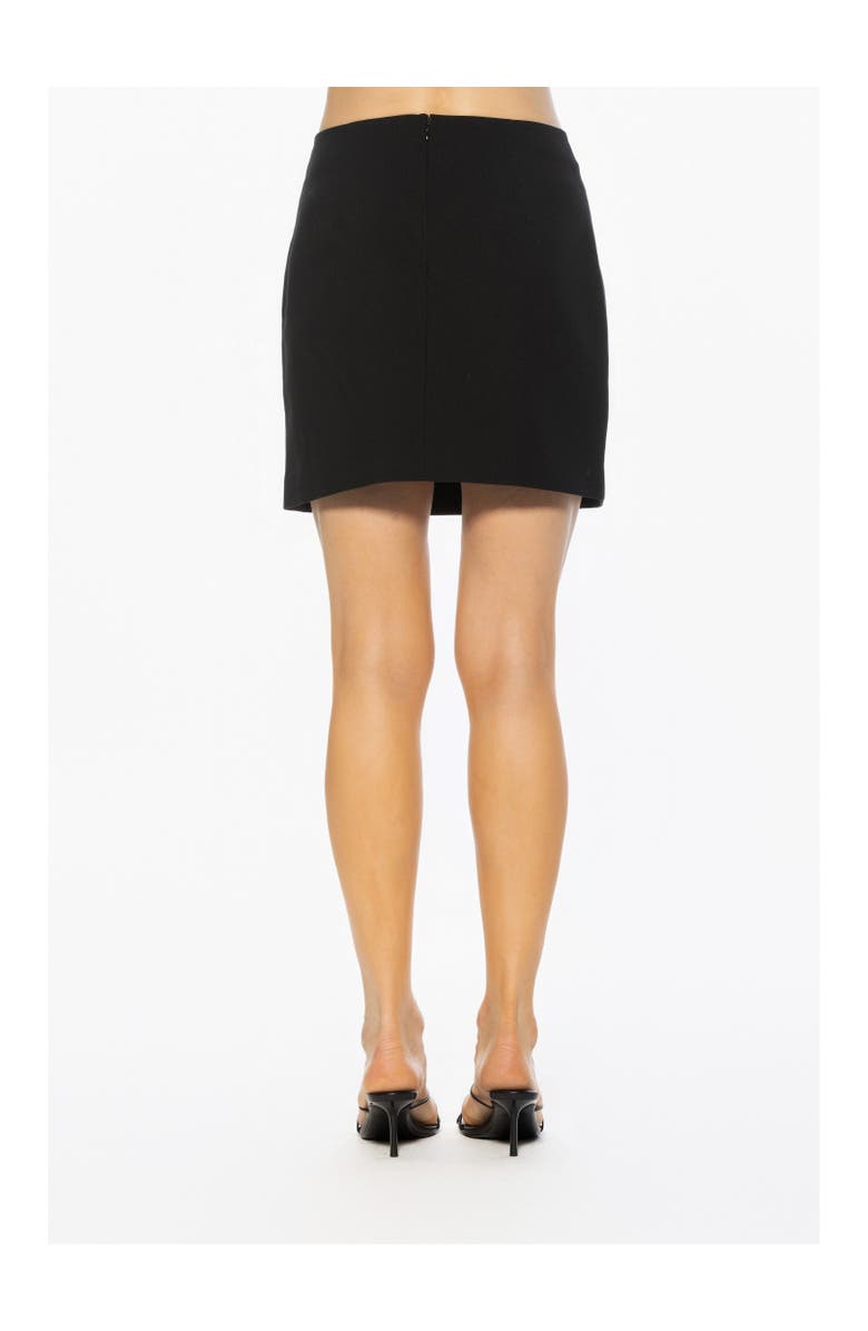 Alexia Admor Aziel Skirt, Alternate, color, Black