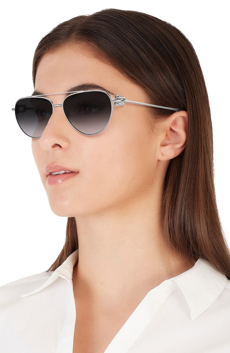 Tiffany & Co. 59mm Gradient Pilot Sunglasses, Alternate, color,