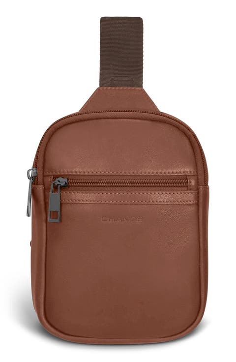 Onyx Leather Sling Bag