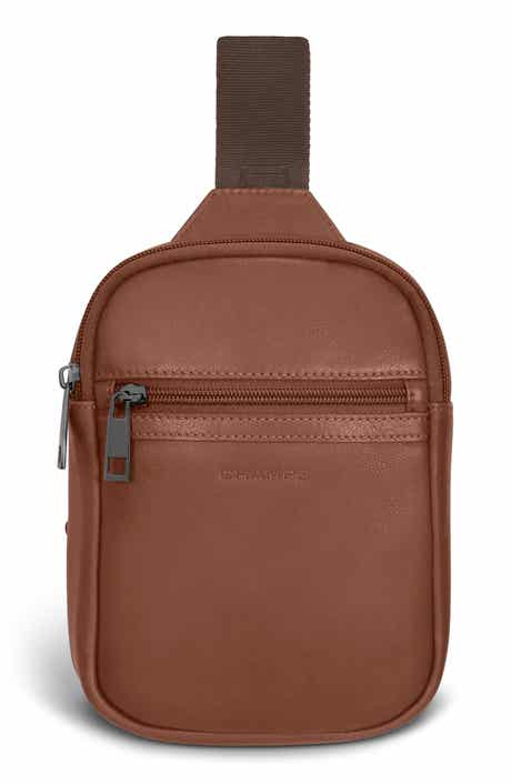 CHAMPS Onyx Leather Sling Bag