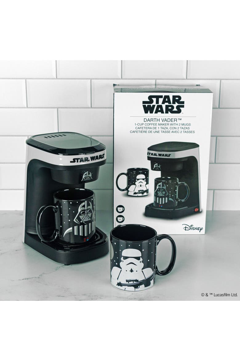 Star Wars Darth Vader and Stormtrooper Single Cup Coffee Maker Gift Set with Mug, Alternate, color, None