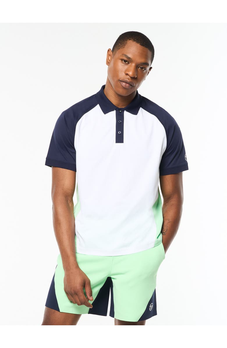 Sergio Tacchini Pagia Court Polo, Main, color, Green Ash