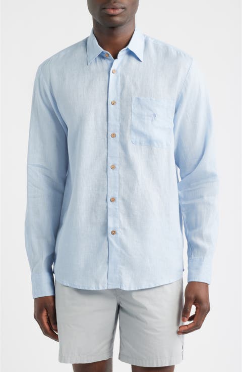 Lyocell Button-Up Shirt