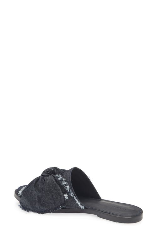 Allsaints Rumour Frayed Mule In Black