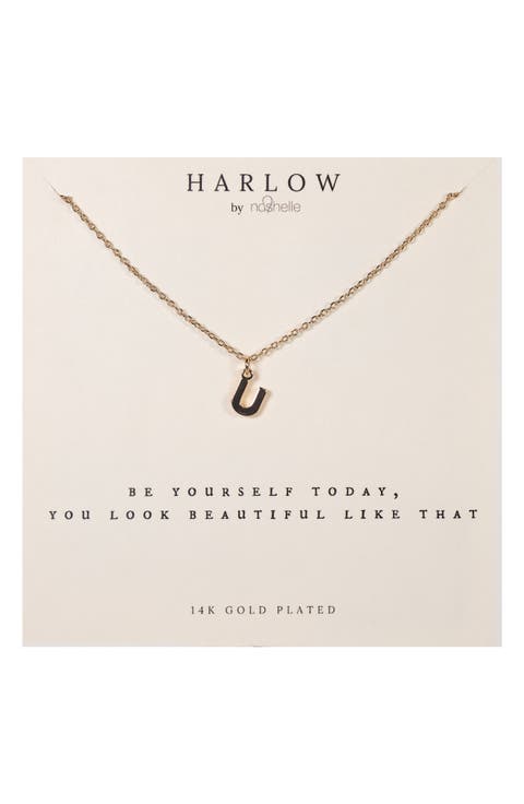 Initial Charm Necklace