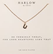 Nashelle Initial Charm Necklace