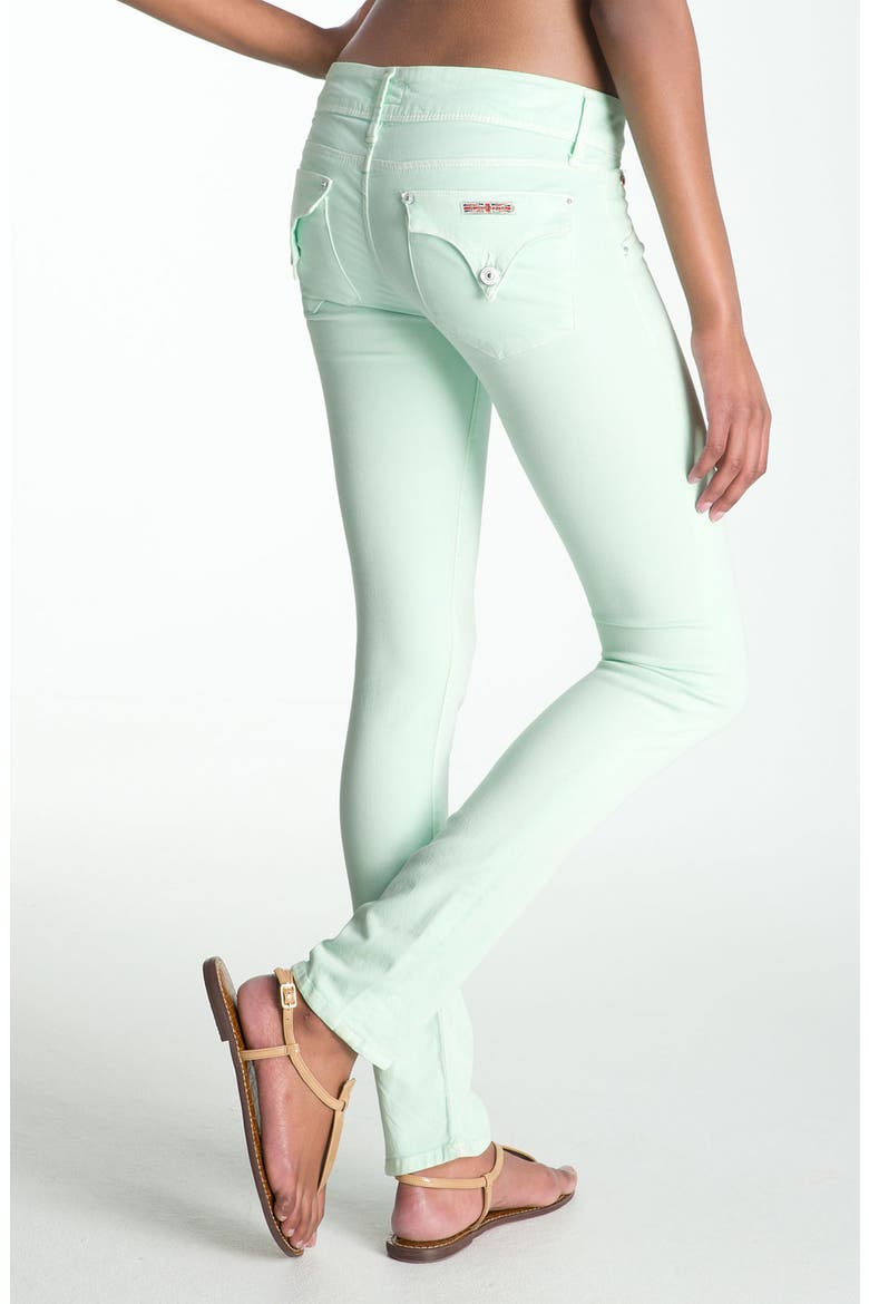 Skinny Stretch Jeans, Main, color, MINT