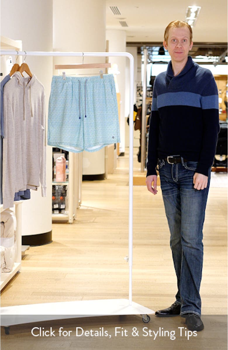 Tide Lines Swim Trunks, sales video thumbnail