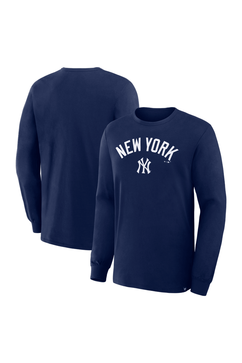 Men's Fanatics Navy New York Yankees Lock-Up Legacy Long Sleeve T-Shirt, Main, color, Navy