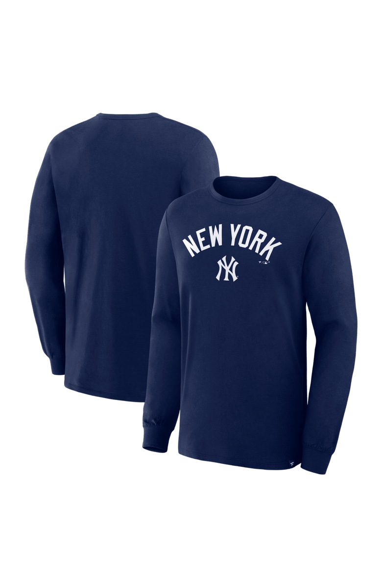 FANATICS Men's Fanatics Navy New York Yankees Lock-Up Legacy Long Sleeve T-Shirt, Main, color, Navy