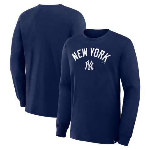 Men's Fanatics Navy New York Yankees Lock-Up Legacy Long Sleeve T-Shirt