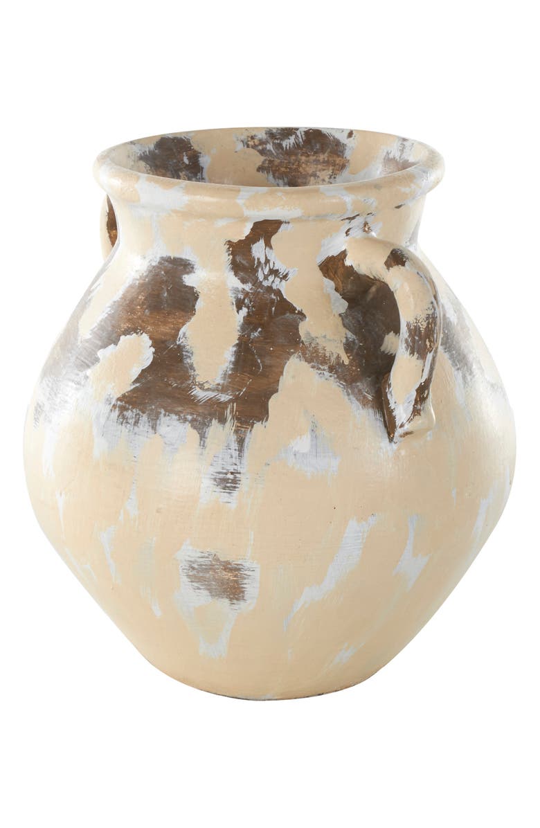 SONOMA SAGE HOME Ceramic Vase, Alternate, color, Cream