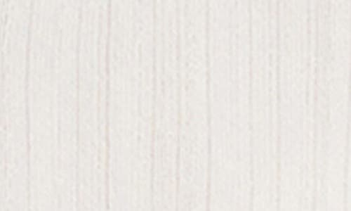 Bardot Ayda Long Sleeve Rib Top In Orchid White