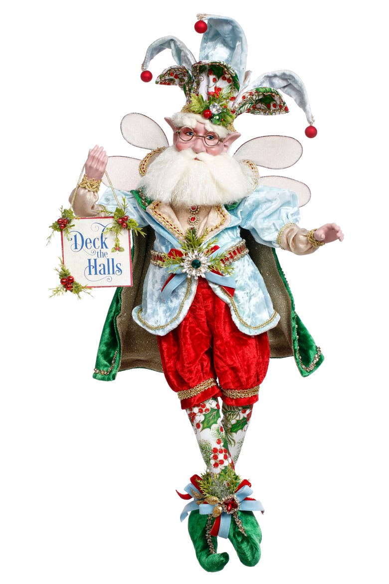 Deck The Halls Fairy, Large, Main, color, Red